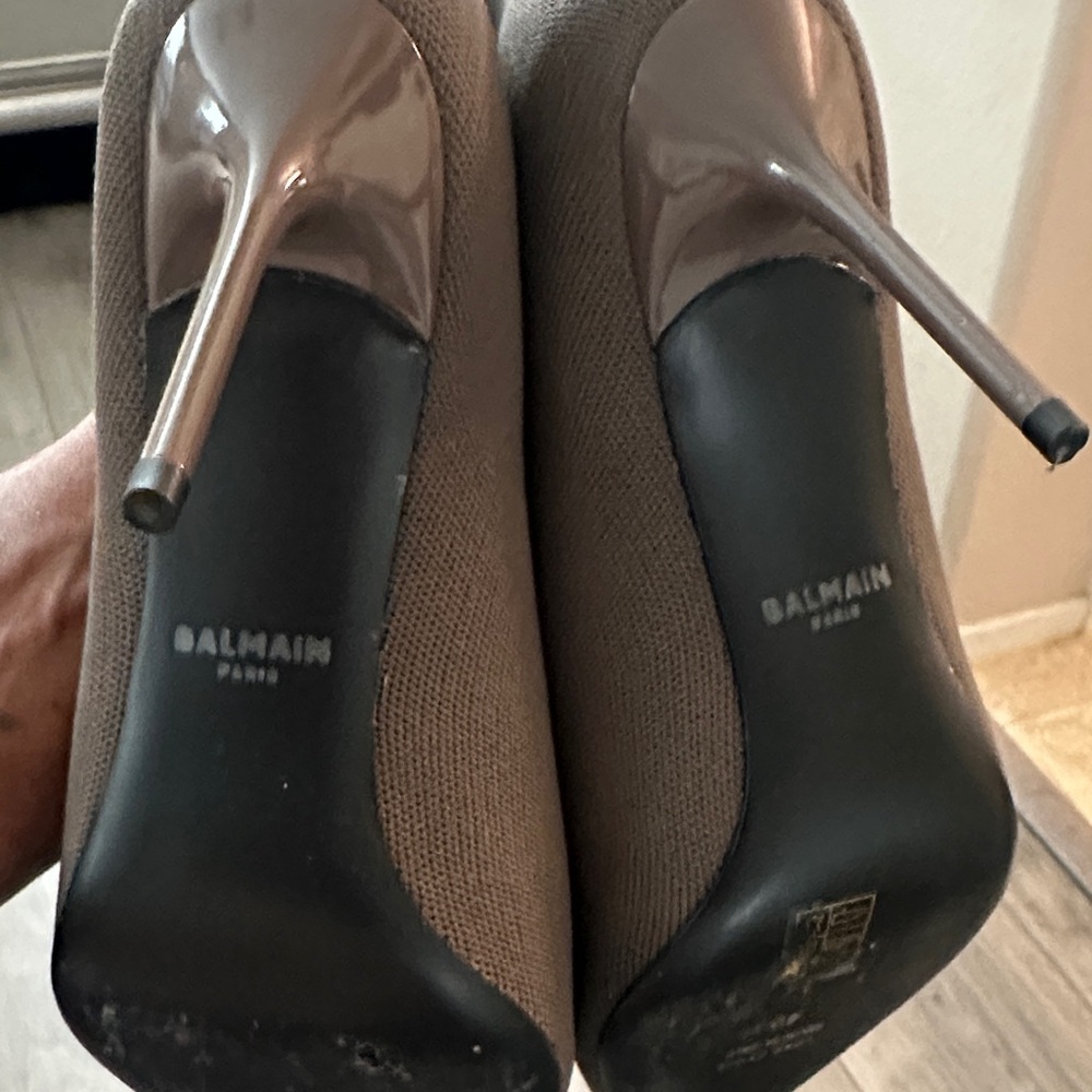 Balmain Skye Knit Sock Boots - Picture 5 of 6